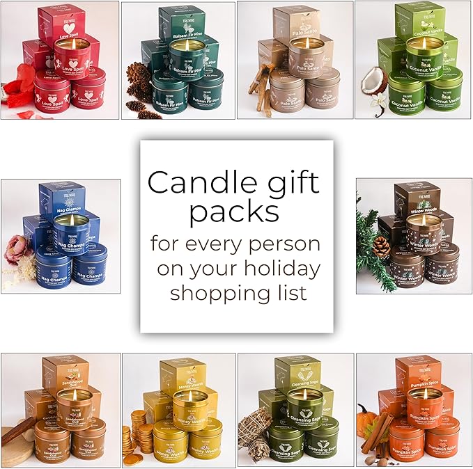 Money Wealth - Crystal Candles for Home Scented - Pack of 3 x 5oz Soy Wax Natural Clean Organic Non Toxic with Essential Oils - for Cash Luck Manifestation - Long Lasting Candel