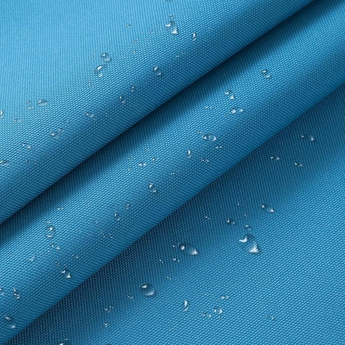 1200D Thicken Waterproof Canvas Fabric by The Yard 58" W Water-Resistant Polyester Fabric Heavy Duty Outdoor Upholstery Material for Chair Patio Cushion Furniture Cover Sewing DIY, 10 Yards Sky Blue