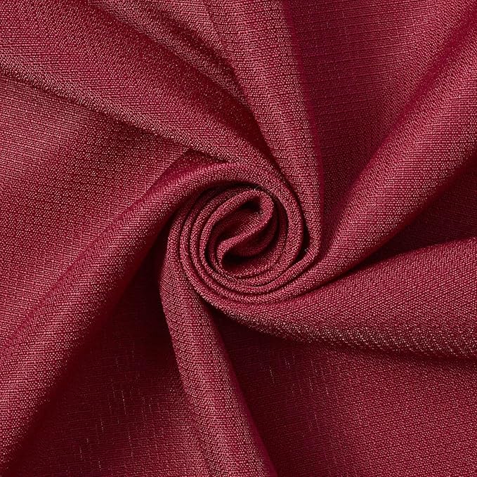 Ottertex Polyester Ripstop Fabric Water Repellent Heavy Duty Outdoor Lightweight By The Yard - Burgundy (1 Yard)