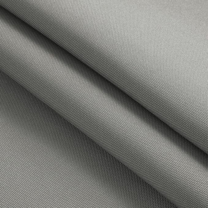 Thickened Waterproof Canvas Fabric by The Yard 1200D 58" W Outdoor Upholstery Material Heavy Duty Fabric Water Resistant Sewing Material for Chair Patio Cushion Purse 12 Yard Silver Grey
