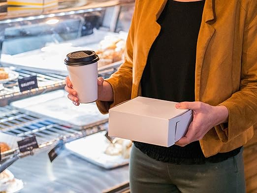 Southern Champion Tray 1035 Premium Clay Coated Kraft Paperboard White Non-Window Sheet Cake and Utility Box, 19" Length x 14" Width x 5" Height (Case of 50)