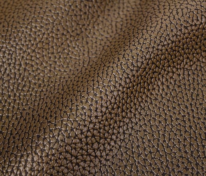 VViViD Bycast65 Brown Correct-Grain Faux Leather Marine Vinyl Fabric (5ft x 54")