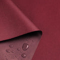 Waterproof Marine Canvas Fabric by The Yard 58" W 600D PVC Backing Water-Resistant Polyester Fabric Upholstery Material for Outdoor Indoor Marine Awning Tent Boat Furniture Cover DIY, 1 Yard Wine Red