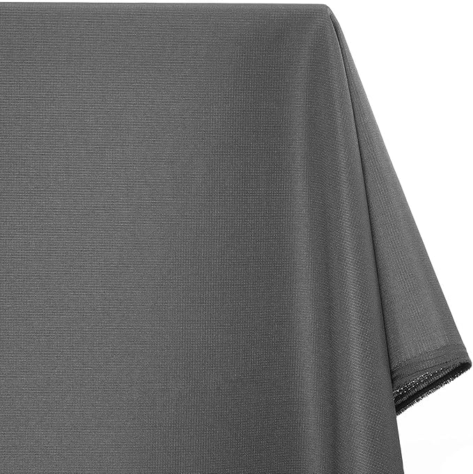 Ottertex Polyester Ripstop Fabric Water Repellent Heavy Duty Outdoor Lightweight By The Yard - Charcoal (5 Yards)