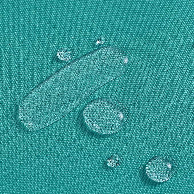 1200D Thicken Waterproof Canvas Fabric by The Yard 58" W Water-Resistant Polyester Fabric Heavy Duty Outdoor Upholstery Material for Chair Patio Cushion Furniture Cover Sewing DIY, 15 Yards Teal