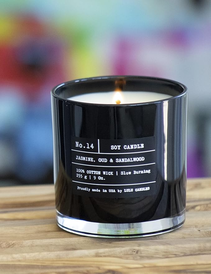 Lulu Candles | Spiced Vanilla | Luxury Scented Soy Jar Candle | Hand Poured in The USA | Highly Scented & Long Lasting (9 Oz.)