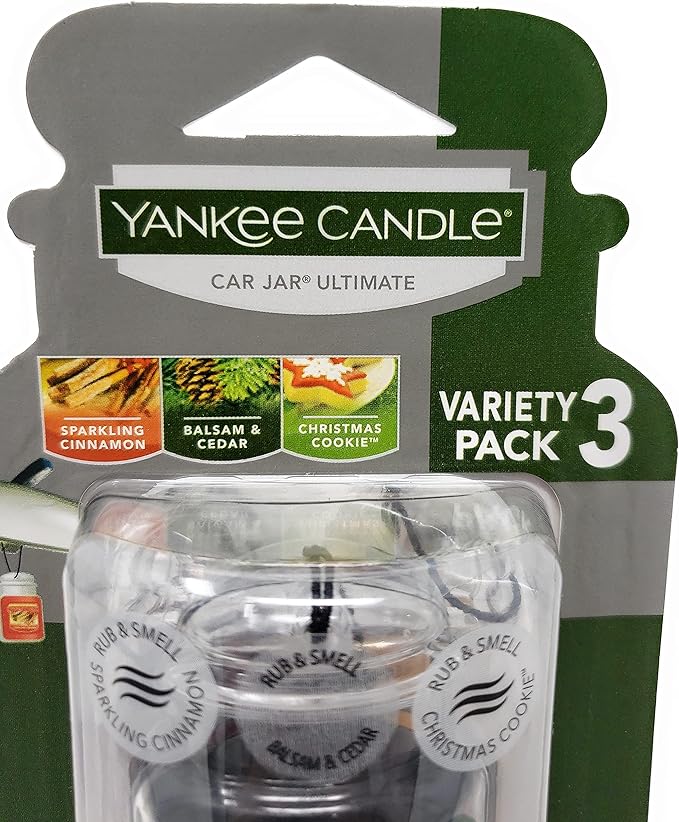 Yankee Candle Ultimate Car Jar (Cedar, Cookie, Cinnamon)