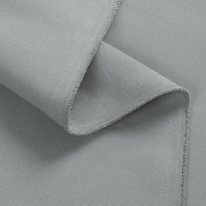 1200D Thicken Waterproof Canvas Fabric by The Yard 58" W Water-Resistant Polyester Fabric Heavy Duty Outdoor Upholstery Material for Chair Patio Cushion Furniture Cover Sewing DIY, 1 Yard Silver Grey