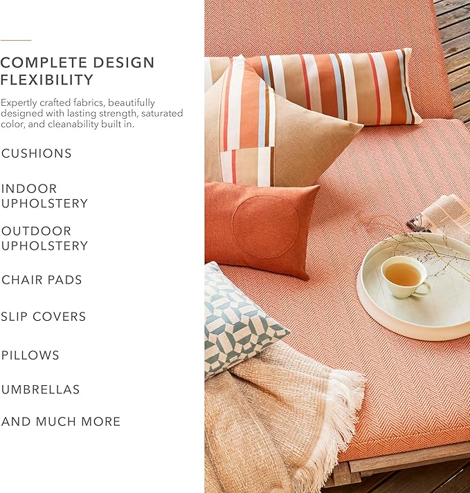 Sunbrella Outdoor Fabric by The Yard | Marvel Sage (Solid) | Official Sunbrella Seller | Indoor or Outdoor Upholstery Fabric for Chairs, Cushions, Drapery, Pillows, Furniture