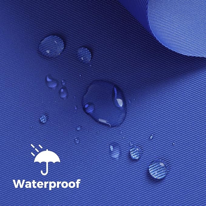 Nylon Fabric, 58" W 420D Waterproof Fabric 2 Yard Ripstop Nylon Material Outdoor Upholstery Twill Sewing Material for Patio Chair, Lining, Cushion, Purse, Tote Bag, Tent, Tarp Cover, DIY Project Blue