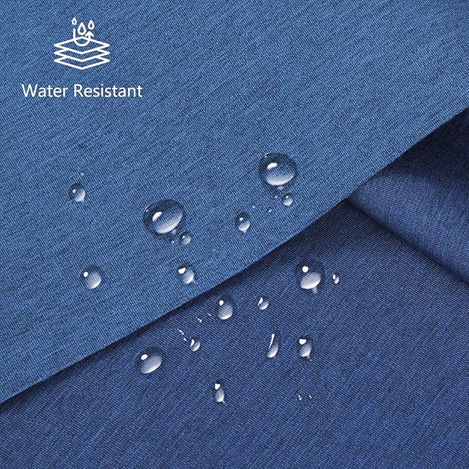 Waterproof Canvas Fabric by The Yard, 58inch 600D Upholstery Fabric Polyester Material Outdoor Water Resistant Material for Sewing Chair Patio Cushion Bag Sofa Seat Repair, 10 Yard Light Blue