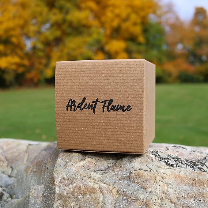 Candles | Cinnamon Apple Crisp | 100% Natural Soy Wax Candle for Home Decor | Highly Scented | Premium Fragrance | Handmade in Vermont, USA | 8 oz | Long Lasting | Gift for Women and Men