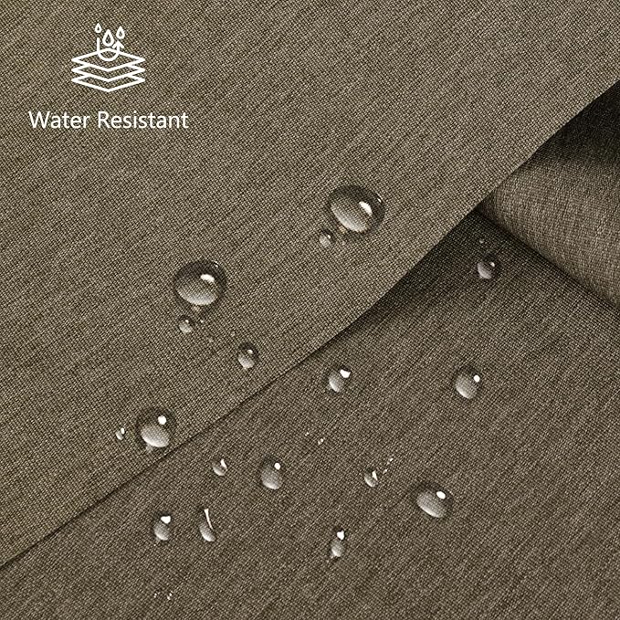 Waterproof Canvas Fabric by The Yard, 58inch 600D Upholstery Fabric Polyester Material Outdoor Water Resistant Material for Sewing Chair Patio Cushion Bag Sofa Seat Repair, 5 Yard Coffee