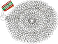 AMAGABELI GARDEN & HOME 8”x8” 316L Cast Iron Cleaner Stainless Steel Chainmail Scrubber for Cast Iron Pan Skillet Cleaner Dishes Pot Dutch Oven Wok Grills