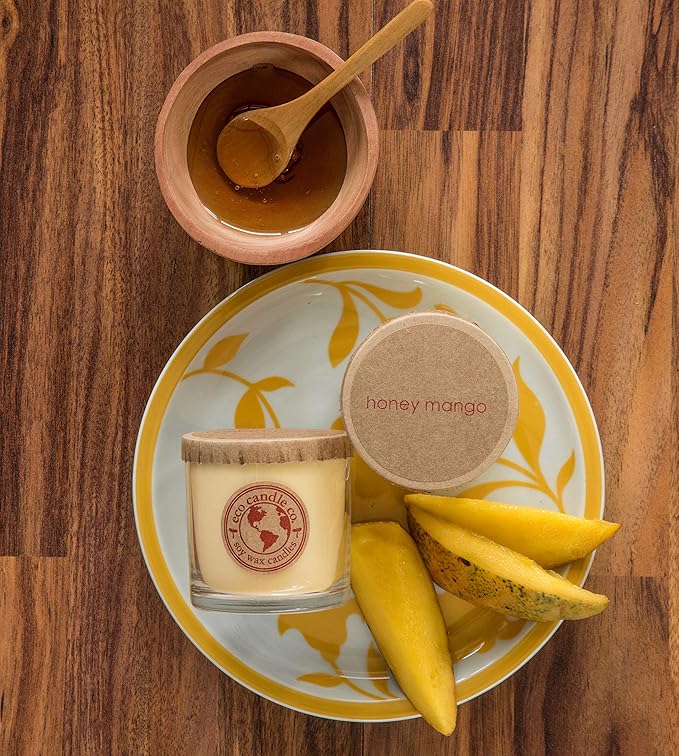 ECO CANDLE CO. Recycled Candle, Snowflakes, 6 oz. - Scents of Winter, Flowers, & Mint - 100% Soy Wax, No Lead, Kraft Paper Label & Lid, Hand Poured, Phthalate Free, Made from Midwest Grown Soybeans