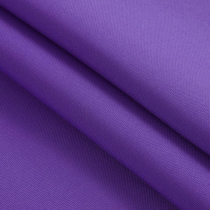 Thickened Waterproof Canvas Fabric by The Yard, 1200D 58" W Outdoor Upholstery Material Heavy Duty Fabric Water Resistant Sewing Material for Chair Patio Cushion Purse Bag, 10 Yard Purple