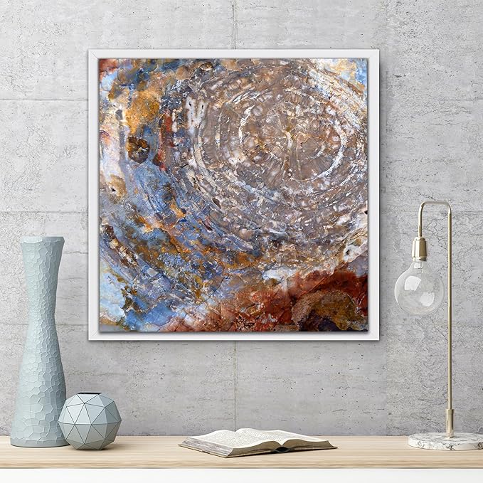 Pixy Canvas Floater Frame 22x22 for 1-1/2 (1.5) inch Deep Canvas Paintings/Canvas Prints/Wood Canvas Panels/Wall Art/Wall Decor/Home Decor/Artwork (White, 22 x 22 inch, Square)