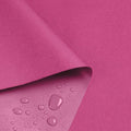 Waterproof Marine Canvas Fabric by The Yard 58" W 600D PVC Backing Water-Resistant Polyester Fabric Upholstery Material for Outdoor Indoor Marine Awning Tent Boat Furniture Cover DIY, 15 Yards Pink