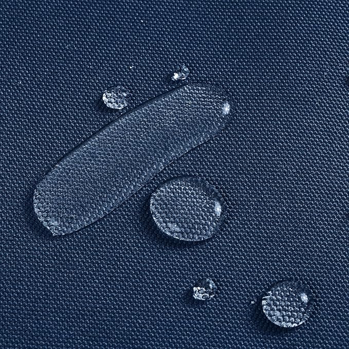 1200D Thicken Waterproof Canvas Fabric by The Yard 58" W Water-Resistant Polyester Fabric Heavy Duty Outdoor Upholstery Material for Chair Patio Cushion Furniture Cover Sewing DIY, 10 Yards Blue