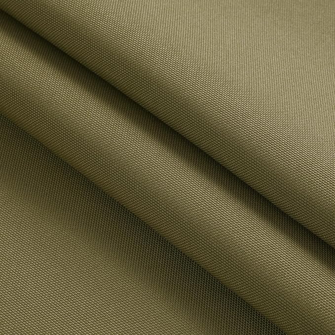 Thickened Waterproof Canvas Fabric by The Yard, 1200D 58" W Outdoor Upholstery Material Heavy Duty Fabric Water Resistant Sewing Material for Chair Patio Cushion Purse Bag, 6 Yard Khaki