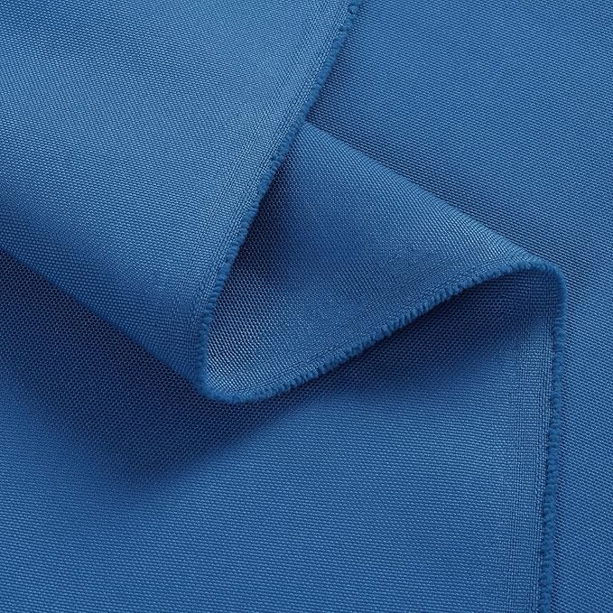 1200D Thicken Waterproof Canvas Fabric by The Yard 58" W Water-Resistant Polyester Fabric Heavy Duty Outdoor Upholstery Material for Chair Patio Cushion Furniture Cover Sewing DIY, 5 Yards Ocean Blue
