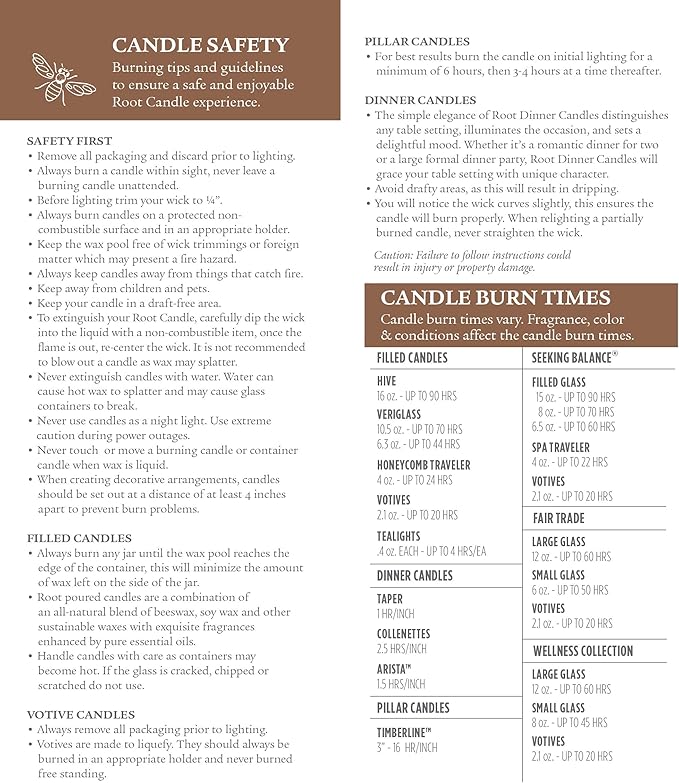 Root Candles Fall Scented Votive Candles Beeswax Blend Premium Handcrafted 20-Hour Votives, 3-Count, Mulled Cider