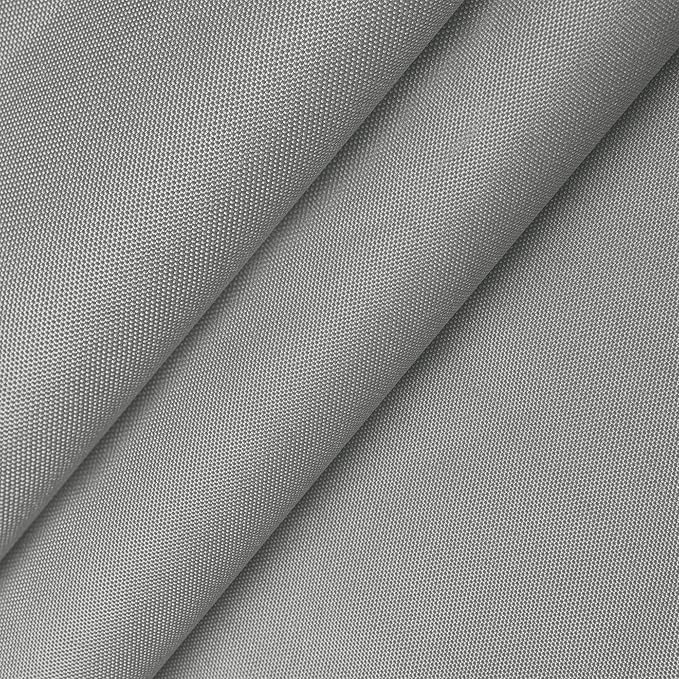 Foreate Waterproof Canvas Fabric by The Yard 600D Fade & UV Resistant Indoor Outdoor Oxford Fabric 58” W Upholstery Polyester Material for Patio Chairs Tent Camping DIY, 3 Yard Silver Gray