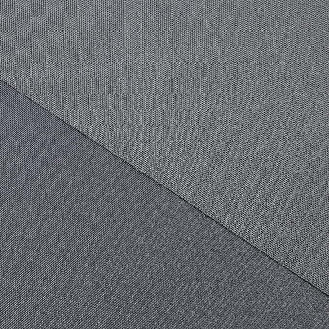 Soft Waterproof Canvas Fabric PU Backing, 600 Denier Ripstop UV Protection 80 x 60 Inch Canvas Cordura Fabric for Outdoor/Indoor, DIY Crafts, Bags, Awning, Marine, Furniture Cover(Gray)