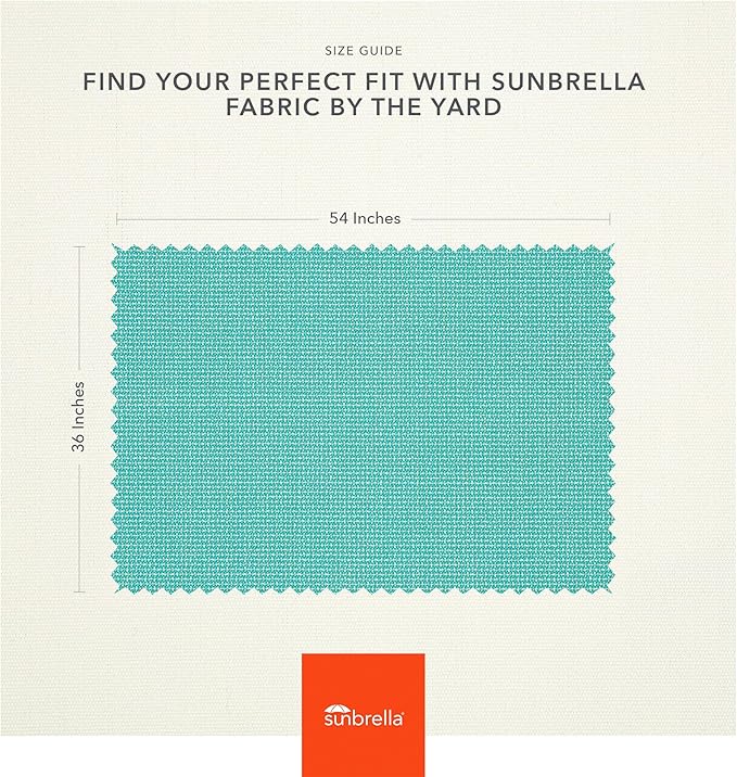 Sunbrella Outdoor Fabric by The Yard | Bliss Breeze (Solid) | Official Sunbrella Seller | Indoor or Outdoor Upholstery Fabric for Chairs, Cushions, Drapery, Pillows, Furniture
